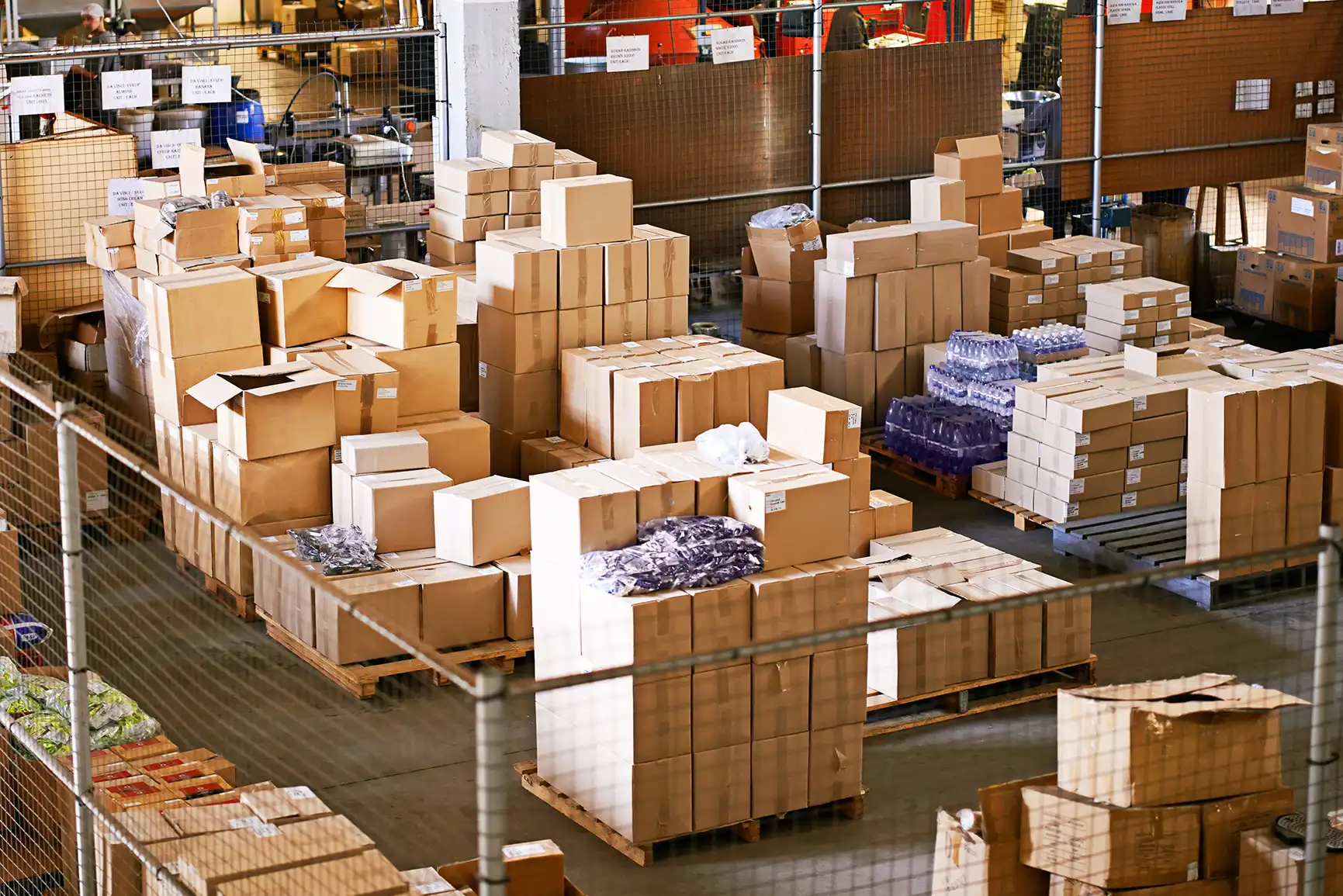 Shipping warehouse stock photo